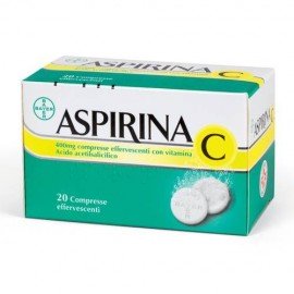 Aspirina C 400mg + 240mg Acido Acetilsalicilico 20 Compresse Effervescenti
