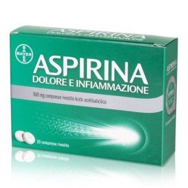 Aspirina Dolore Infiammazione 20 Compresse 500 Mg