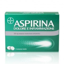 Aspirina Dolore Infiammazione 8 Compresse 500 Mg